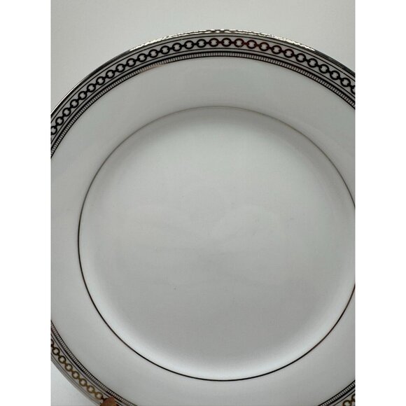 Noritake Legacy Splendor Luncheon Salad Plate 8" 21 cm Platinum Band Porcelain - Picture 4 of 6